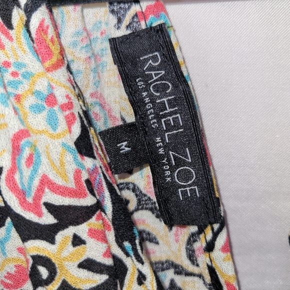 Rachel Zoe Smocked Floral Crop Top - Picture 2 of 5